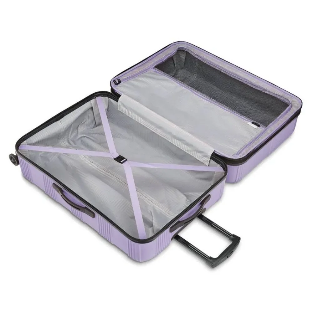 American Tourister -  NXT Hardside Large Checked Spin Lilac